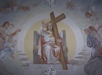 Nástenná maľba Krista Kráľa Nástenná maľba Krista Kráľa
