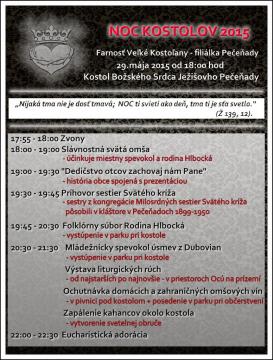 NK 2015 Pečeňady Program NK 2015 Pečeňady Program
